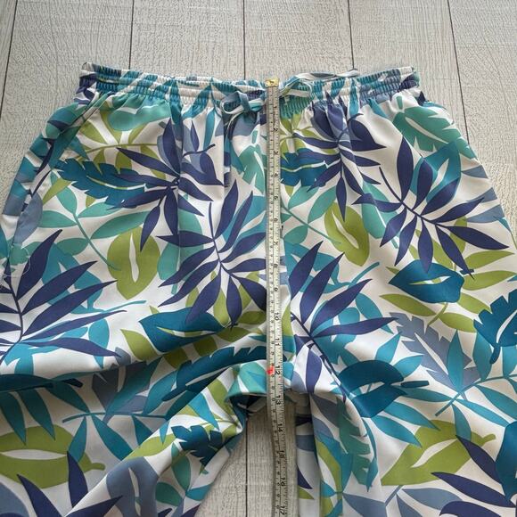 Alfred Dunner Tropical Print Cropped Pants Size 16 - Picture 6 of 10